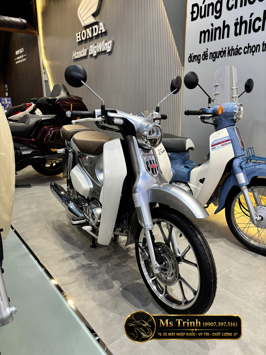 Bản Cub 125 ABS Thái màu bạc sang trọng